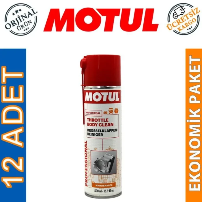 Motul Throttle Body Clean 500 Ml Gaz Kelebeği Temizleyici (12 Adet) - Görsel 1