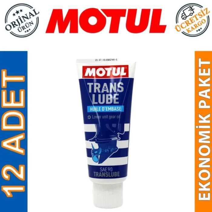 Motul Trans Lube SAE 90 350 Ml Tekne Kuyruk Yağı (12 Adet) - Görsel 1