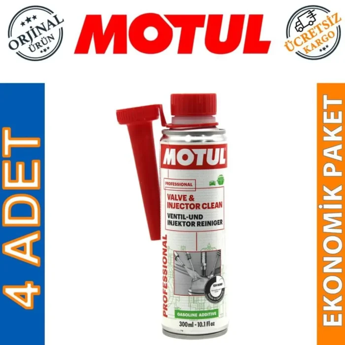 image_1080-2555 Motul Valve & Injector 300 Ml Valf Enjektör Temizleyici (4 Adet) - Görsel 1