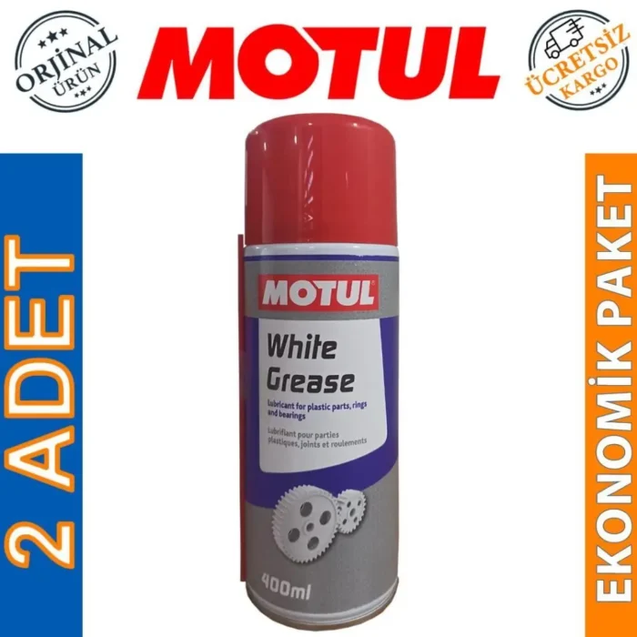 Motul White Gres Çok Amaçlı Beyaz Gres Sprey 400 Ml (2 Adet) - Görsel 1