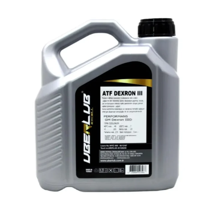 Uberlub Excell ATF Dexron III 3 Lt Otomatik Şanzıman Yağı - Görsel 4