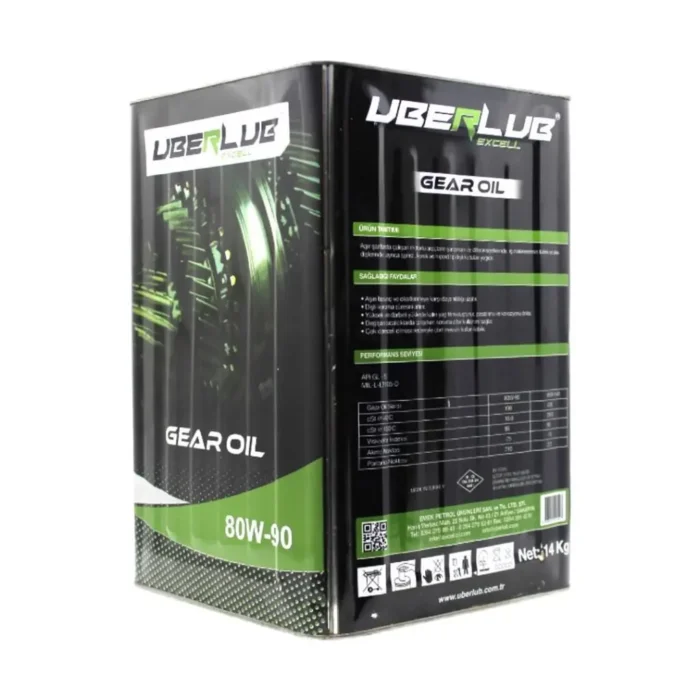 Uberlub Excell Gear Oil 80W90 16 Lt Şanzıman Yağı - Görsel 2