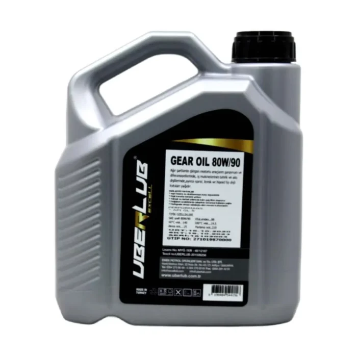 Uberlub Excell Gear Oil 80W90 3 Lt Şanzıman Yağı - Görsel 4