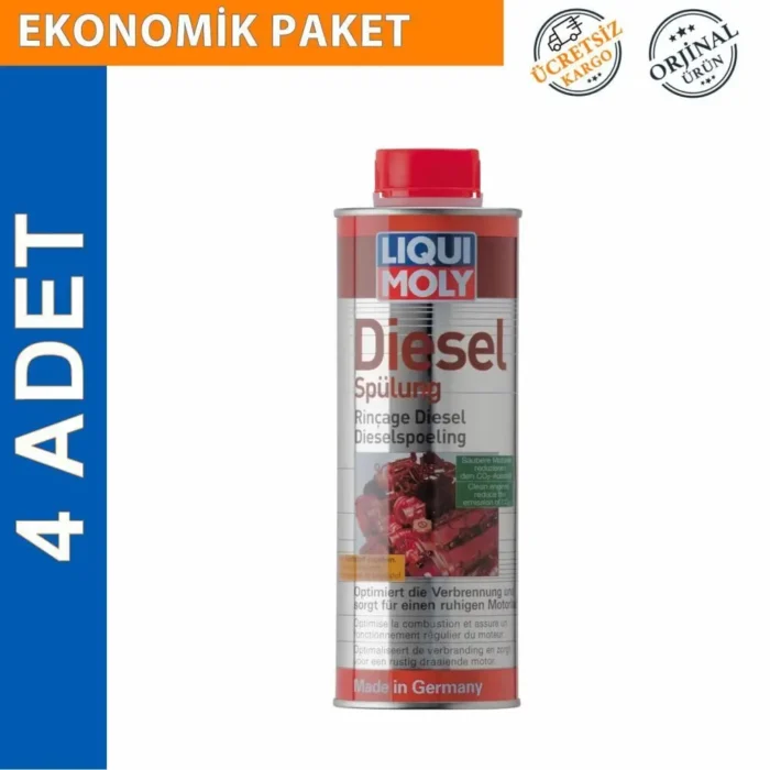 Liqui Moly Dizel Enjektör ve Yanma Odası Temizleyici 500 ML (4 Adet) (5170) - Görsel 1
