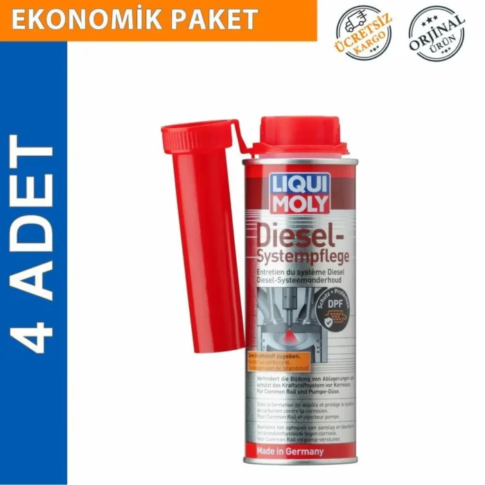 image_1080-340 Liqui Moly Dizel Yakıt Katkısı Sistem Temizleyici 250 ML (4 Adet) (5139) - Görsel 1