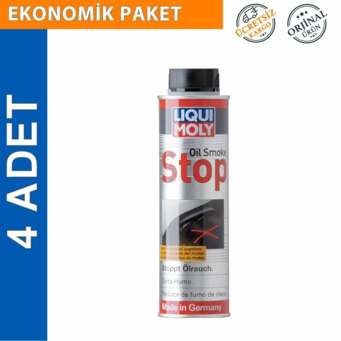 image_1080-355 Liqui Moly Duman Önleyici Yağ Katkısı 300 ML (4 Adet) (2122) - Görsel 1