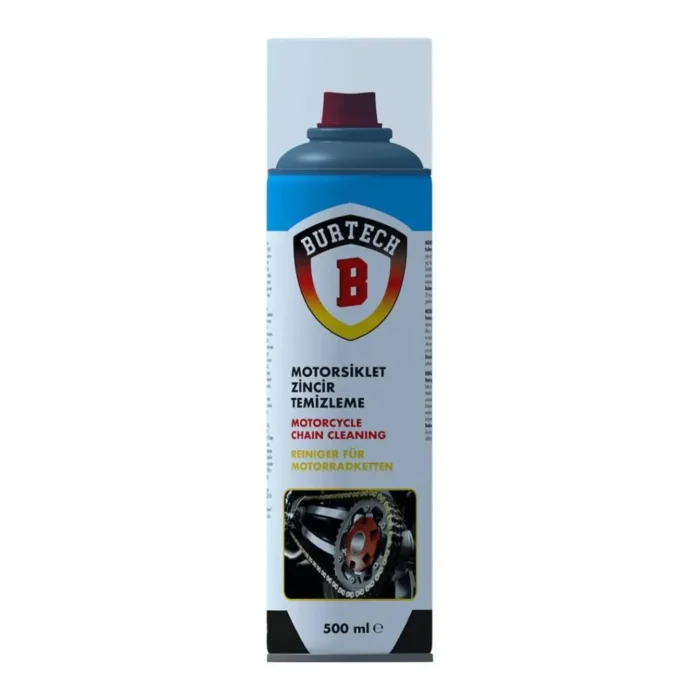 image_1080-38 Burtech Motosiklet Zincir Temizleme Sprey 500 Ml - Görsel 1