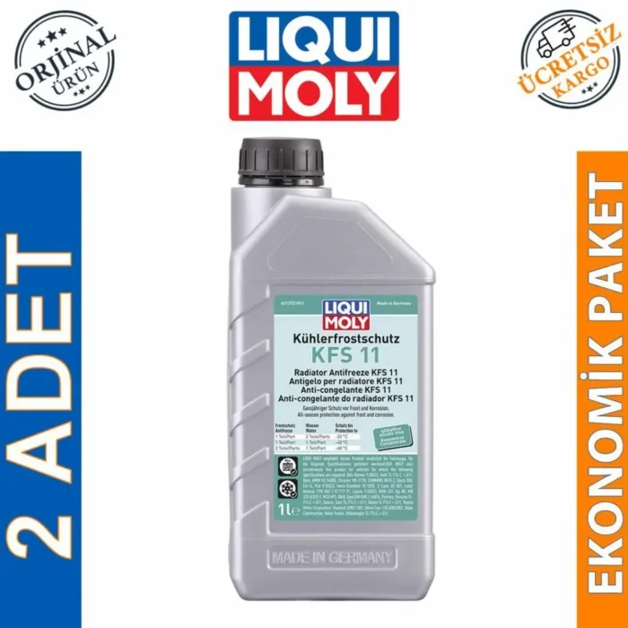 image_1080-399 Liqui Moly KFS 11 Antifriz Mavi 1 Lt (2 Adet) (21149) - Görsel 1