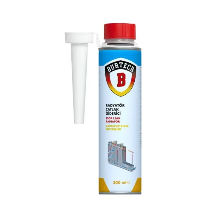 image_1080-40 Burtech Radyatör Sızıntı Önleyici 300 Ml Çatlak Tıkayıcı - Görsel 1