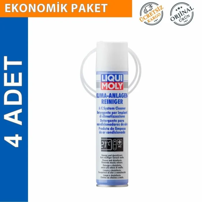 image_1080-412 Liqui Moly Klima Sistem Temizleyici Sprey 250 ML (4 Adet) (4087) - Görsel 1