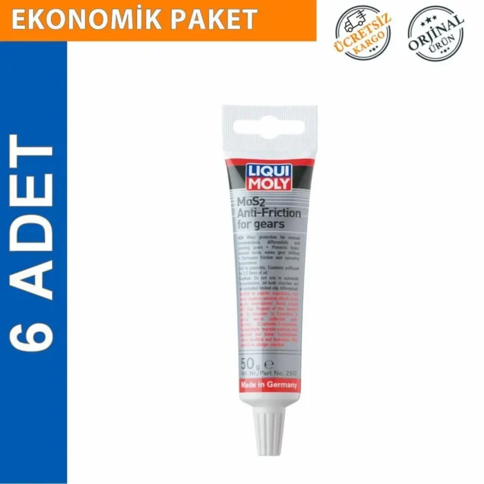 image_1080-436 Liqui Moly MoS2'li Şanzıman Yağı Katkısı 50 Gr. (6 Adet) (2510) - Görsel 1