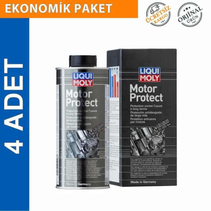 Liqui Moly Motor Protect 500 ML Sentetik Yağ Katkısı (4 Adet) (1018) - Görsel 1