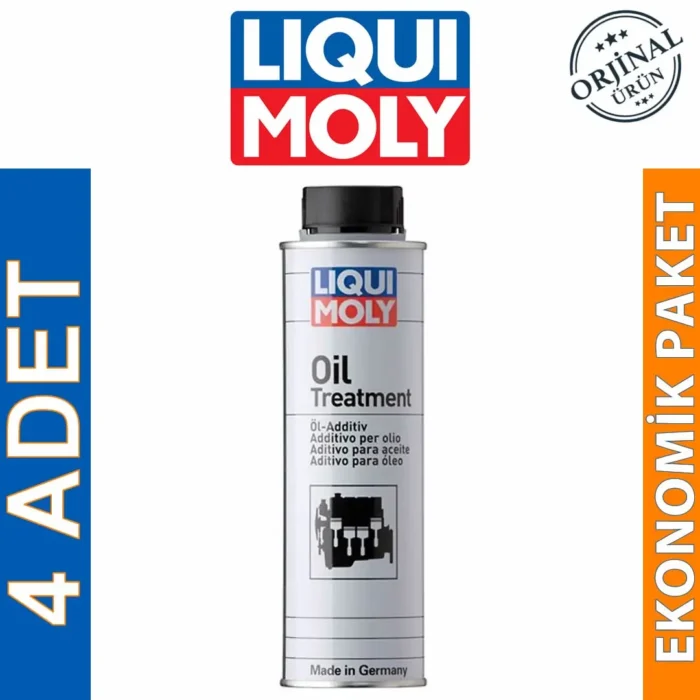 Liqui Moly Motor Yağ Katkısı 300 ML Oil Treatment (4 Adet) (2180) - Görsel 1