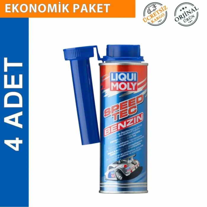 image_1080-499 Liqui Moly Speed Tec Benzin Yakıt Katkısı 250 ML (4 Adet) (3720) - Görsel 1