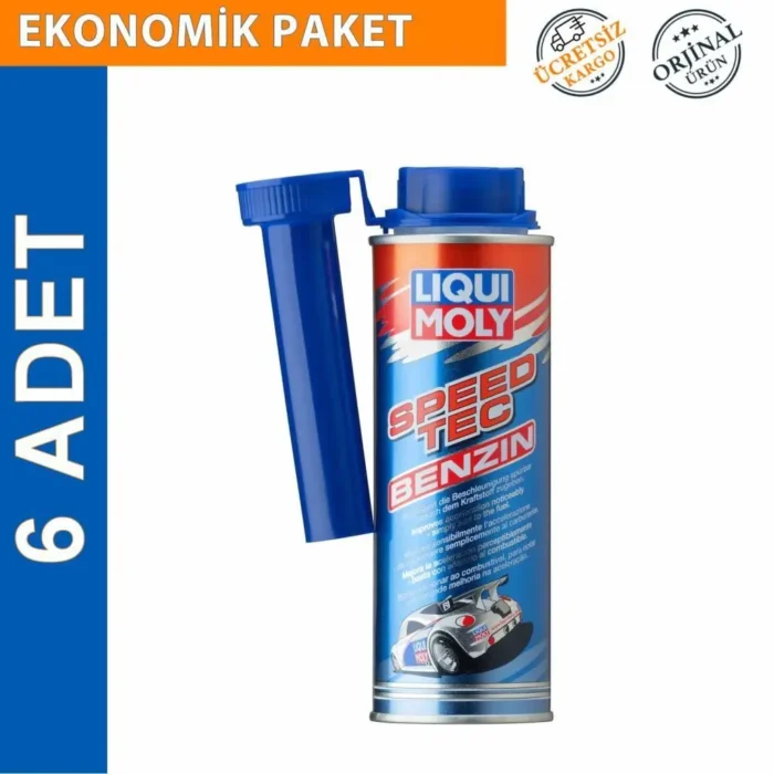Liqui Moly Speed Tec Benzin Yakıt Katkısı 250 ML (6 Adet) (3720) - Görsel 1