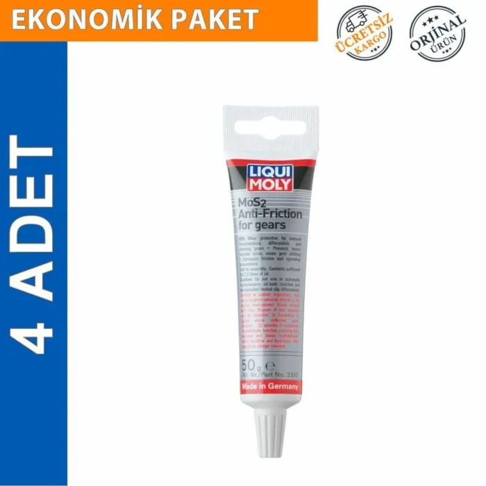 image_1080-517 Liqui Moly Şanzıman Yağı Katkısı MoS2'li 50 Gr. (4 Adet) (2510) - Görsel 1