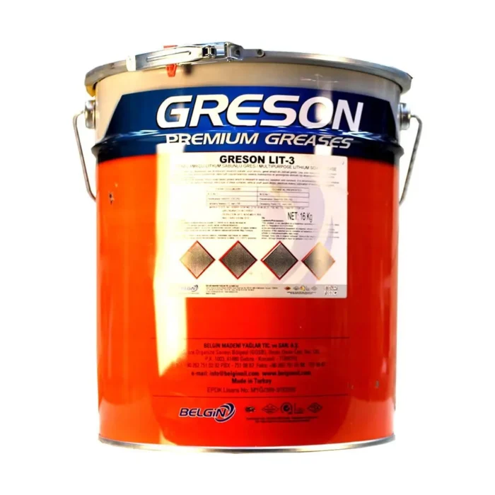 image_1080-575 Lubex Greson LIT EP 3 16 Kg Lityum Sabunlu Gres - Görsel 1