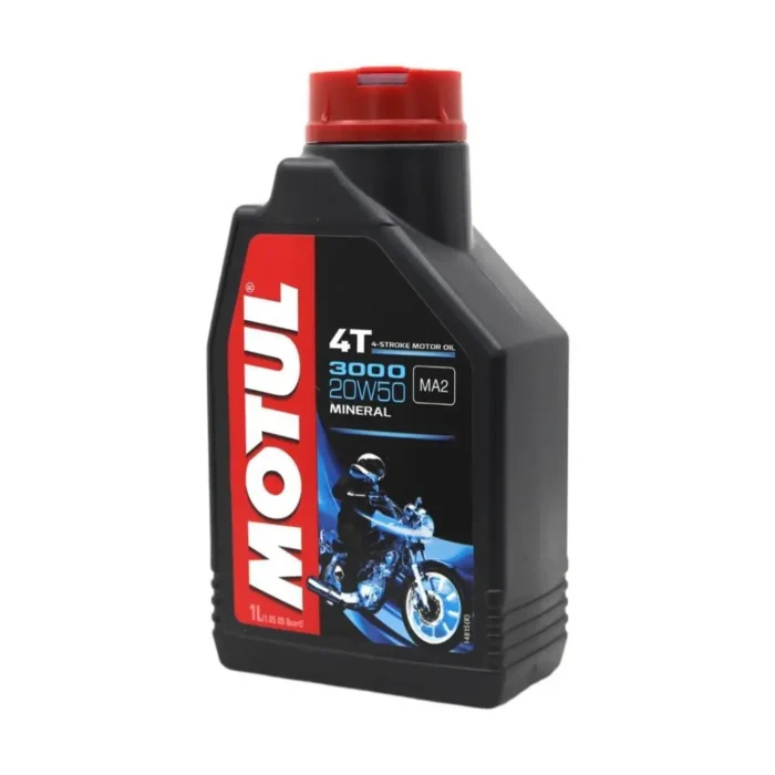Motul 3000 20W50 4T 1 Lt 4 Zamanlı Motosiklet Yağı (12 Adet) - Görsel 3