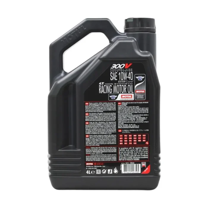 Motul 300V FL 10W40 4T 4 Lt Motosiklet Yağı (2 Adet) - Görsel 4