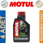 Motul 5100 10W30 4T 1 Lt Motosiklet Yağı (4 Adet)