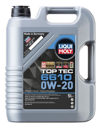 Liqui Moly Top Tec 6610 0W-20 (21662) - 5 Litre Motor Yağı