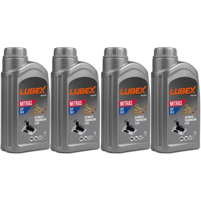 Lubex Mitras ATF DX II 1 Lt Otomatik Şanzıman Yağı (4 Adet) - Görsel 1