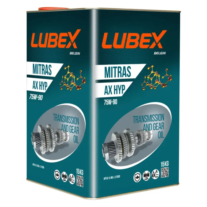 Lubex Mitras AX HYP 75W90 15 Kg Şanzıman ve Diferansiyel Yağı - Görsel 1