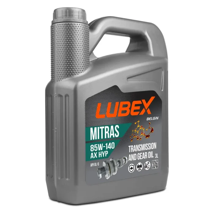 lubex-mitras-ax-hyp-85w140-3lt Lubex Mitras AX HYP 85W140 3 Lt Şanzıman ve Diferansiyel Yağı - Görsel 1