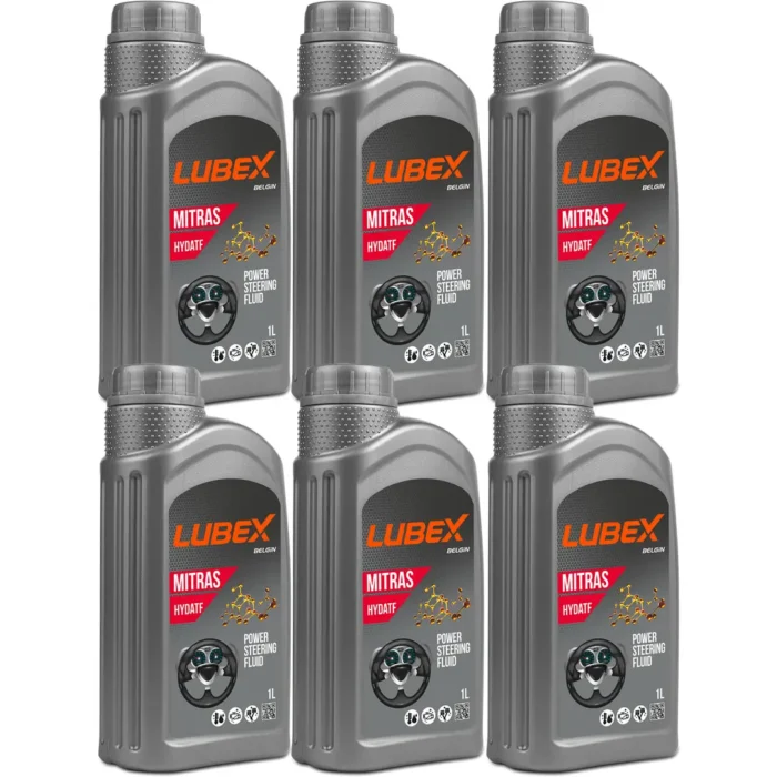Lubex Mitras HYDATF 1 Lt Hidrolik Direksiyon Yağı (6 Adet) - Görsel 1