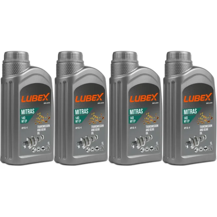 lubex-mitras-mt-ep-140-1lt-4-adet Lubex Mitras MT EP 140 1 Lt Şanzıman ve Diferansiyel Yağı (4 Adet) - Görsel 1