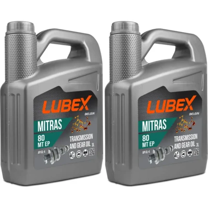 Lubex Mitras MT EP 80 3 Lt Şanzıman Yağı (2 Adet)