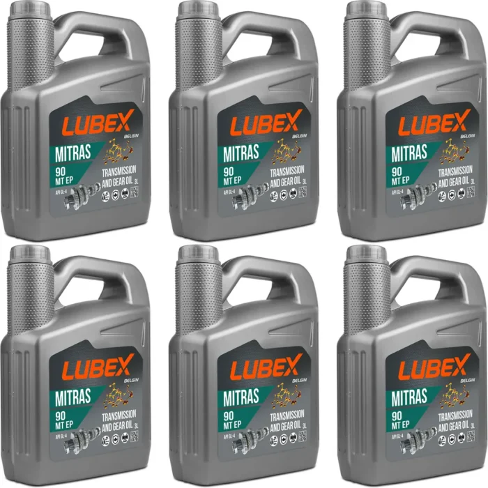 lubex-mitras-mt-ep-90-3lt-6-adet Lubex Mitras MT EP 90 3 Lt Şanzıman Dişli Yağı (6 Adet) - Görsel 1