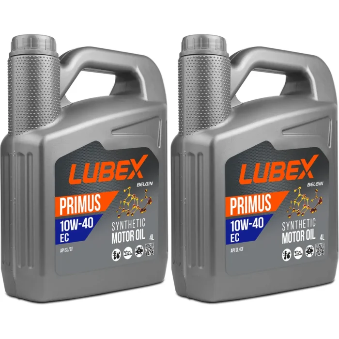 lubex-primus-ec-10w40-4lt-2-adet Lubex Primus EC 10W40 4 Lt Sentetik Motor Yağı (2 Adet) - Görsel 1
