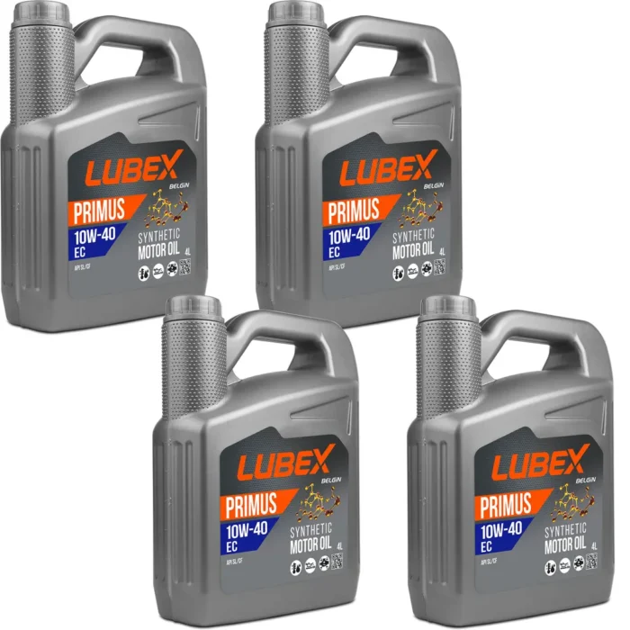 lubex-primus-ec-10w40-4lt-4-adet Lubex Primus EC 10W40 4 Lt Sentetik Motor Yağı (4 Adet) - Görsel 1
