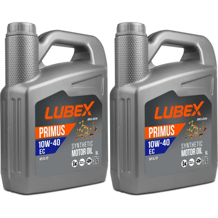 lubex-primus-ec-10w40-5lt-2-adet Lubex Primus EC 10W40 5 Lt Sentetik Motor Yağı (2 Adet) - Görsel 1