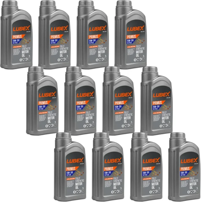 lubex-primus-ec-plus-5w30-1lt-12-adet Lubex Primus EC Plus 5W30 1 Lt Tam Sentetik Motor Yağı (12 Adet) - Görsel 1