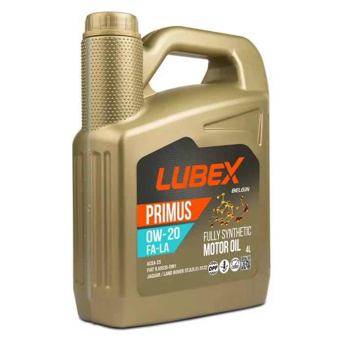 Lubex Primus FA-LA 0W20 4 Lt Tam Sentetik Motor Yağı - Görsel 1