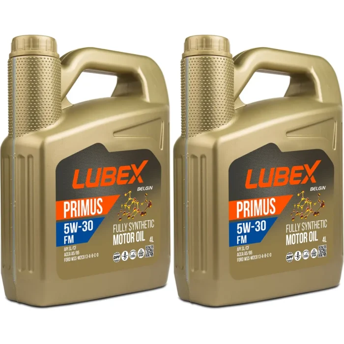 Lubex Primus FM 5W30 4 Lt Tam Sentetik Motor Yağı (2 Adet) - Görsel 1