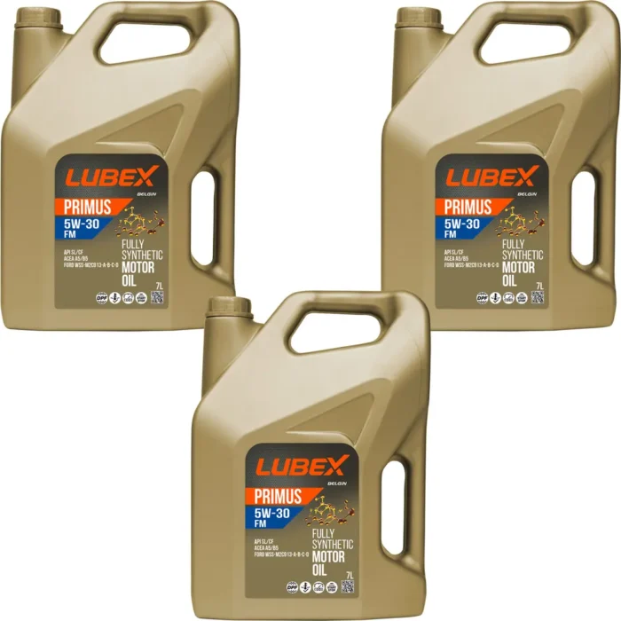 Lubex Primus FM 5W30 7 Lt Tam Sentetik Motor Yağı (3 Adet) - Görsel 1