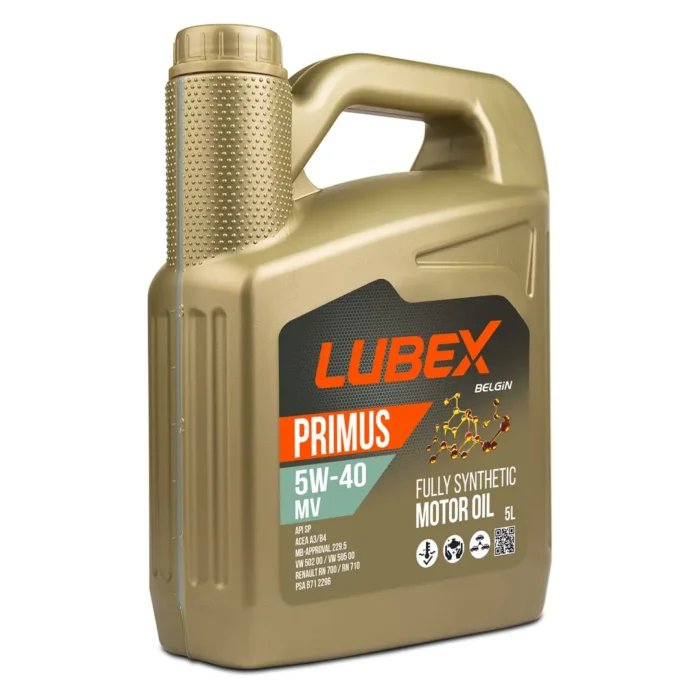 lubex-primus-mv-5w40-5lt Lubex Primus MV 5W40 5 Lt Tam Sentetik Motor Yağı - Görsel 1