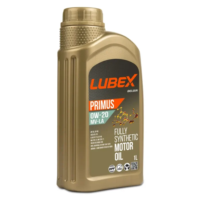 Lubex Primus MV-LA 0W20 1 Lt Partiküllü Motor Yağı - Görsel 1