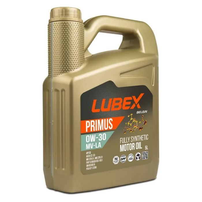 lubex-primus-mv-la-0w30-5lt Lubex Primus MV-LA 0W30 5 Lt Tam Sentetik Motor Yağı - Görsel 1