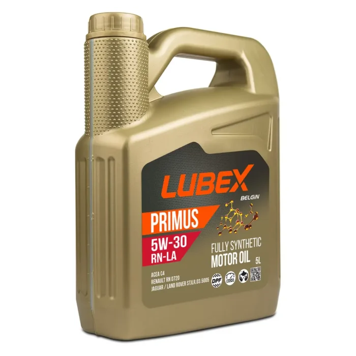 Lubex Primus RN-LA 5W30 5 Lt Tam Sentetik Motor Yağı - Görsel 1