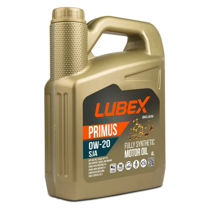 lubex-primus-sja-0w20-4lt Lubex Primus SJA 0W20 4 Lt Tam Sentetik Motor Yağı - Görsel 1
