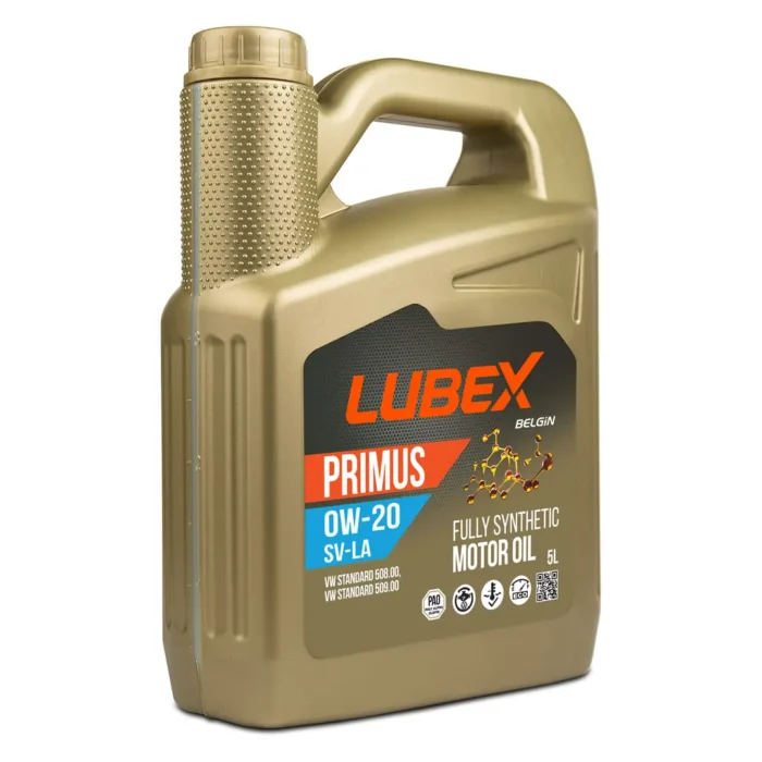lubex-primus-sv-la-0w20-5lt Lubex Primus SV-LA 0W20 4 Lt Tam Sentetik Motor Yağı - Görsel 1