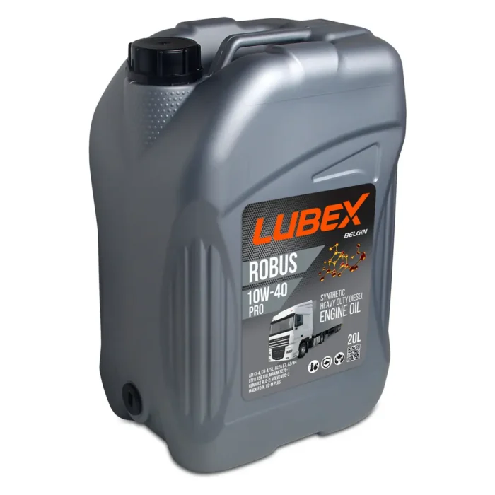 lubex-robus-pro-10w40-20lt Lubex Robus Pro 10W40 20 Lt Tam Sentetik Motor Yağı - Görsel 1