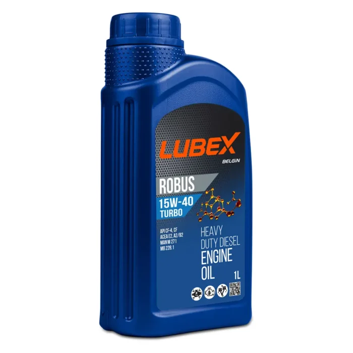 Lubex Robus Turbo 15W40 1 Lt Mineral Motor Yağı - Görsel 1