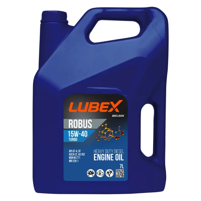 lubex-robus-turbo-15w40-7lt Lubex Robus Turbo 15W40 7 Lt Mineral Motor Yağı - Görsel 1