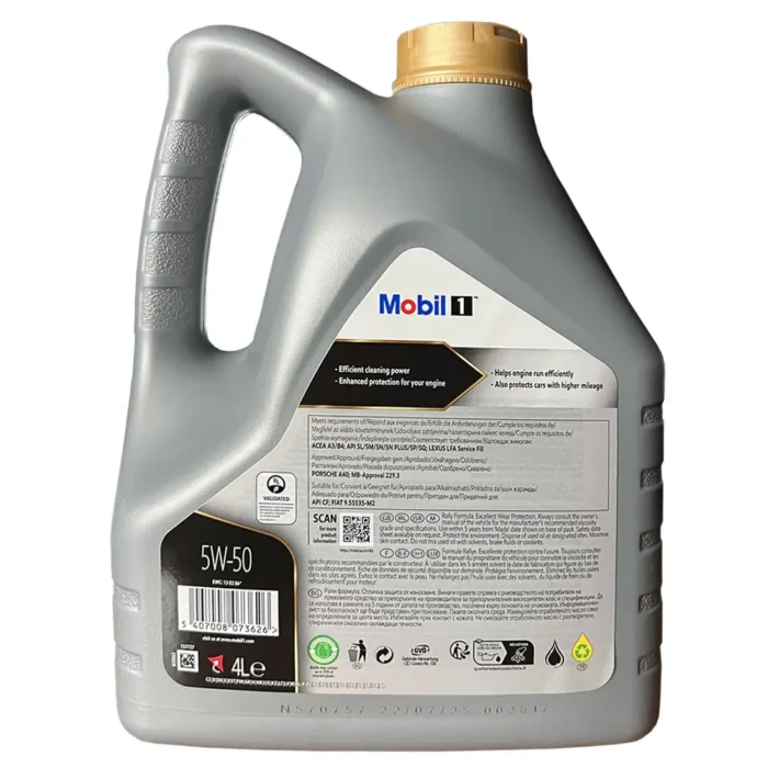 Mobil 1 FS X2 5W50 4 Lt Tam Sentetik Motor Yağı - Görsel 4