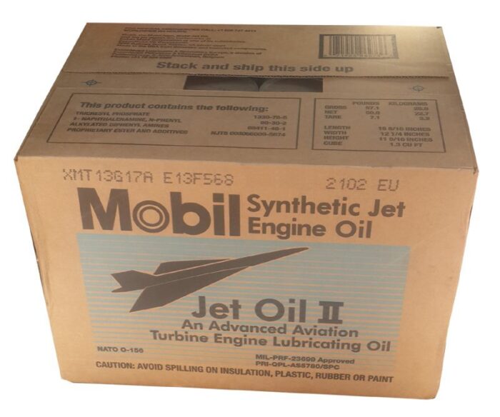 mobil-jet-oil-ii Mobil Jet Oil 2 (1Lx24 Ad) - 24 Litre Türbin Yağı - Görsel 1